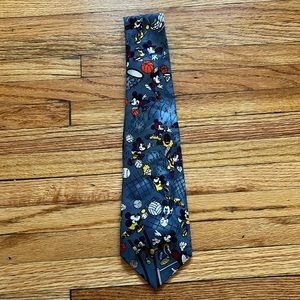 Vintage Mickey Mouse Sports Neck Tie / Disney